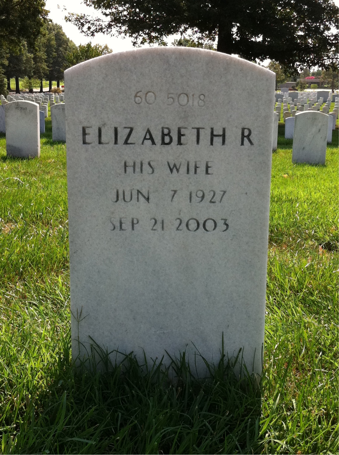 Back of headstone — Paul Young