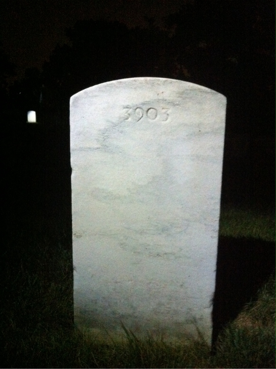 Back of headstone — Robert Ackerman