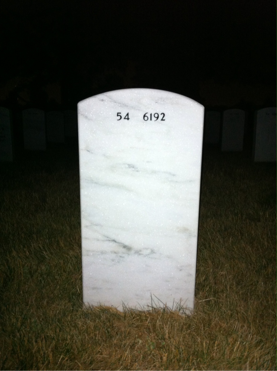 Back of headstone — Stephen Hawkins