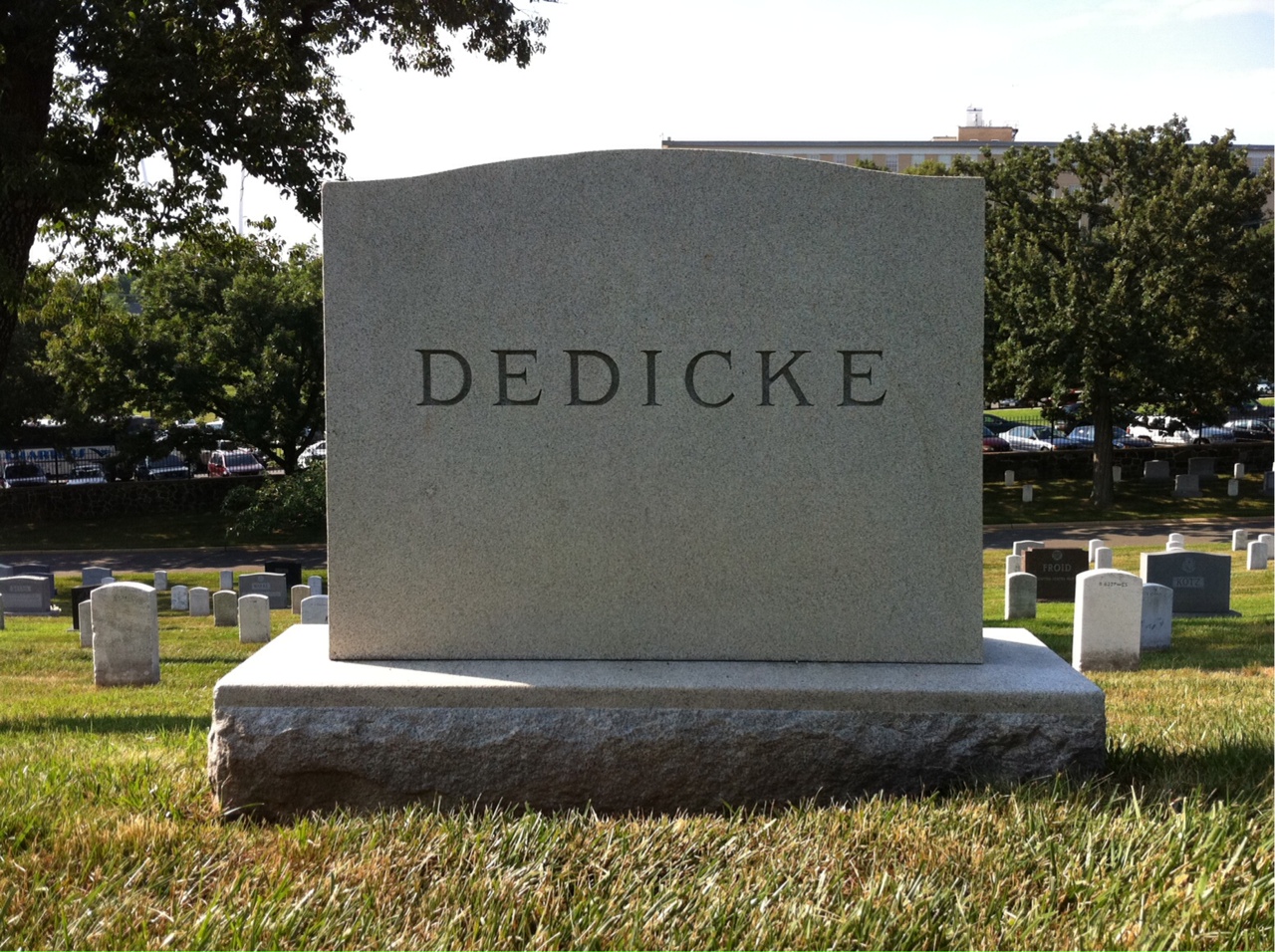 Back of headstone — Ruth Miller