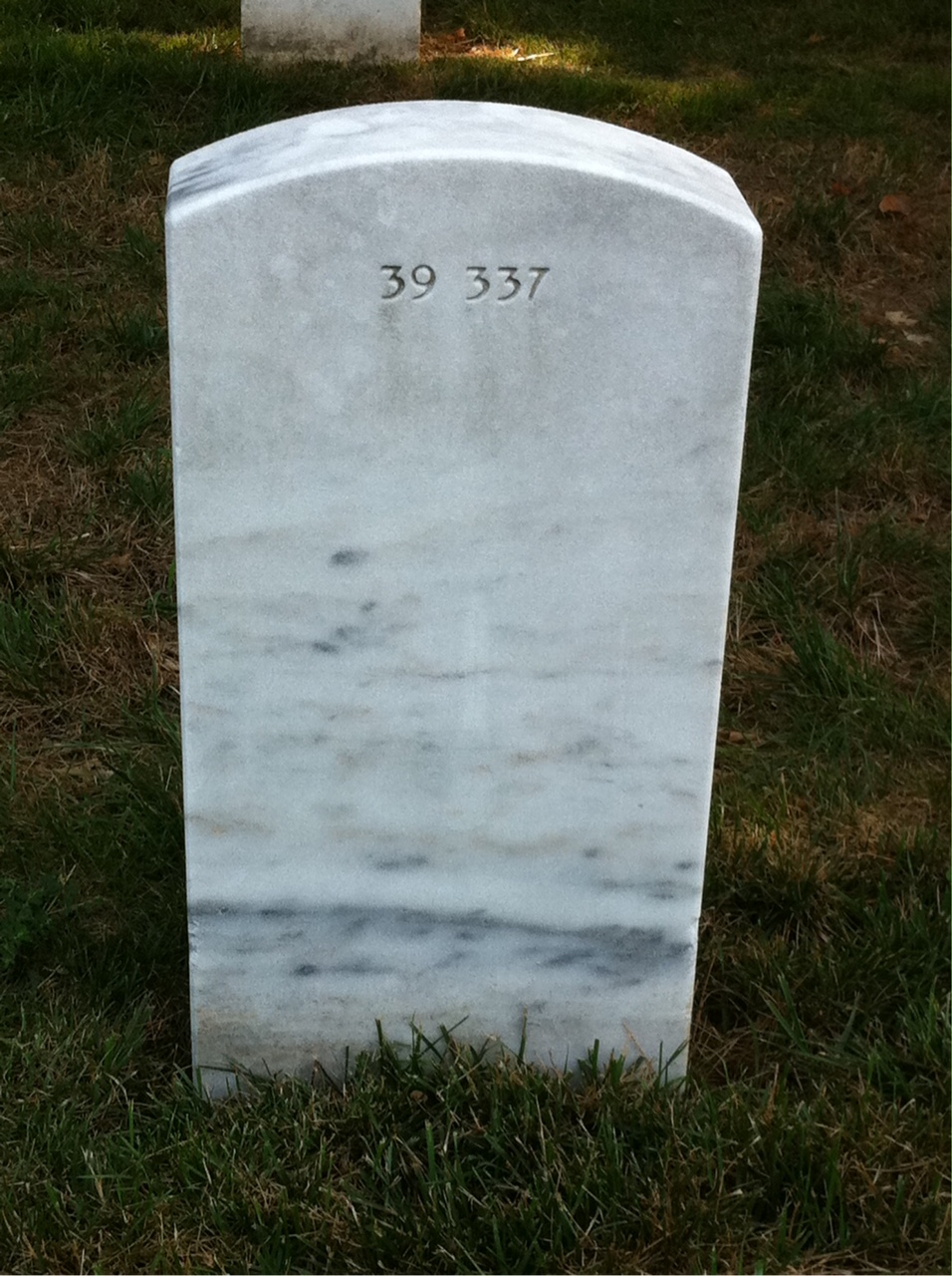 Back of headstone — Hazel Morrissey