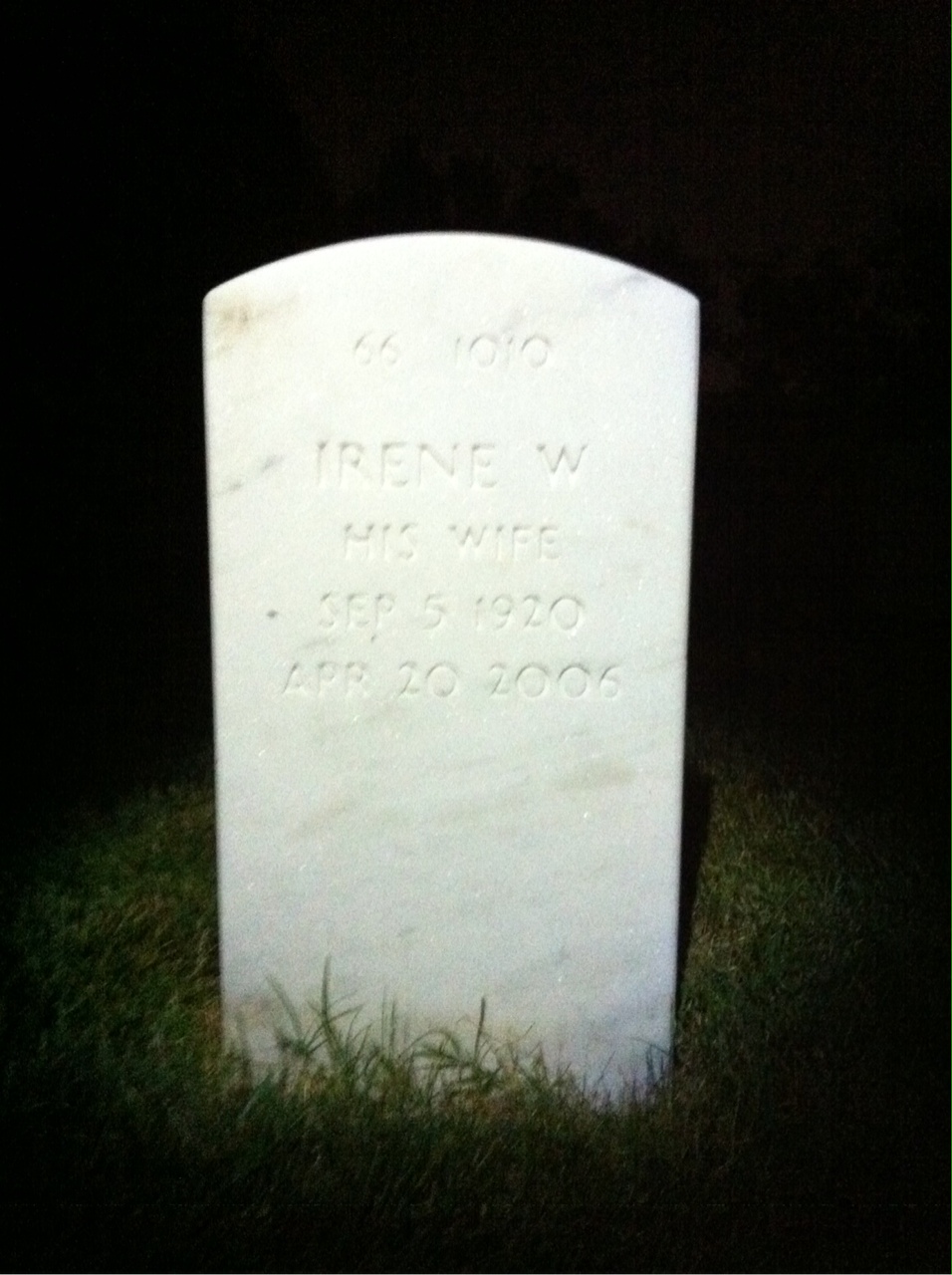 Back of headstone — Charles Sajac