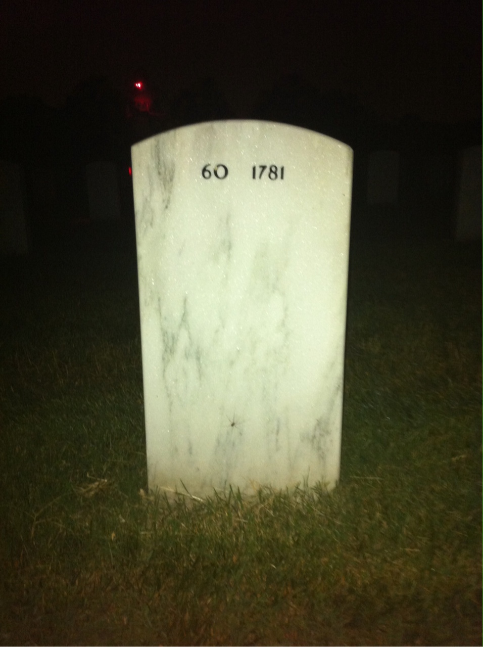 Back of headstone — Ernest Learn
