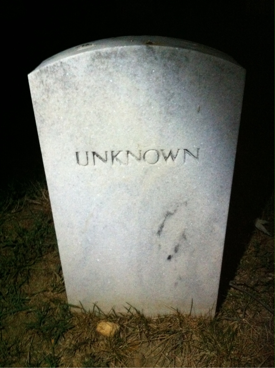 Headstone of Unknown Unknown