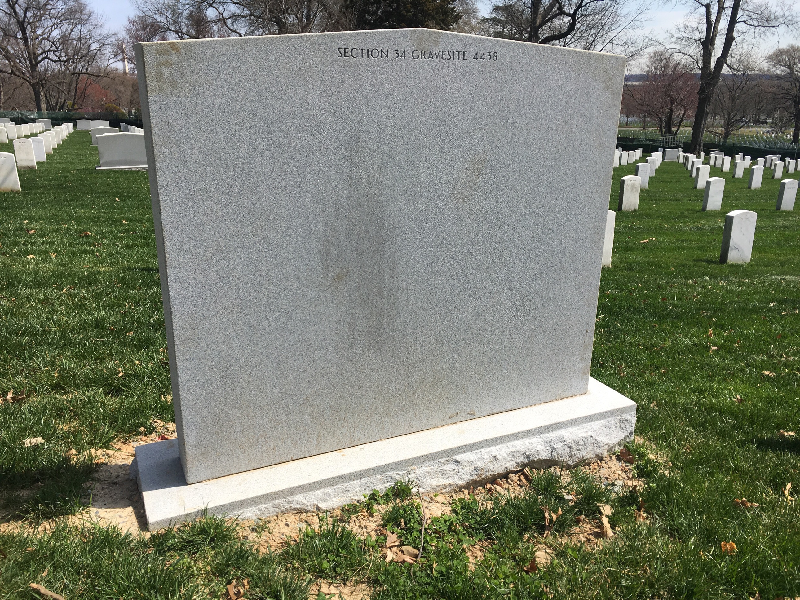 Headstone shared by 9 interments, including Robert M Dorey
