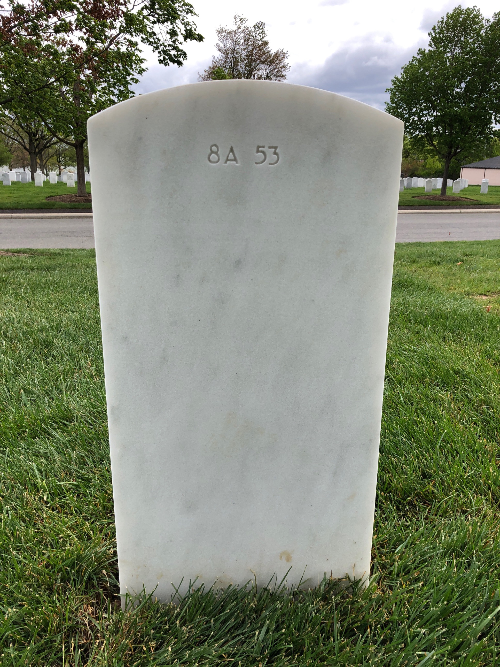Back of headstone — Benjamin A Gagliani