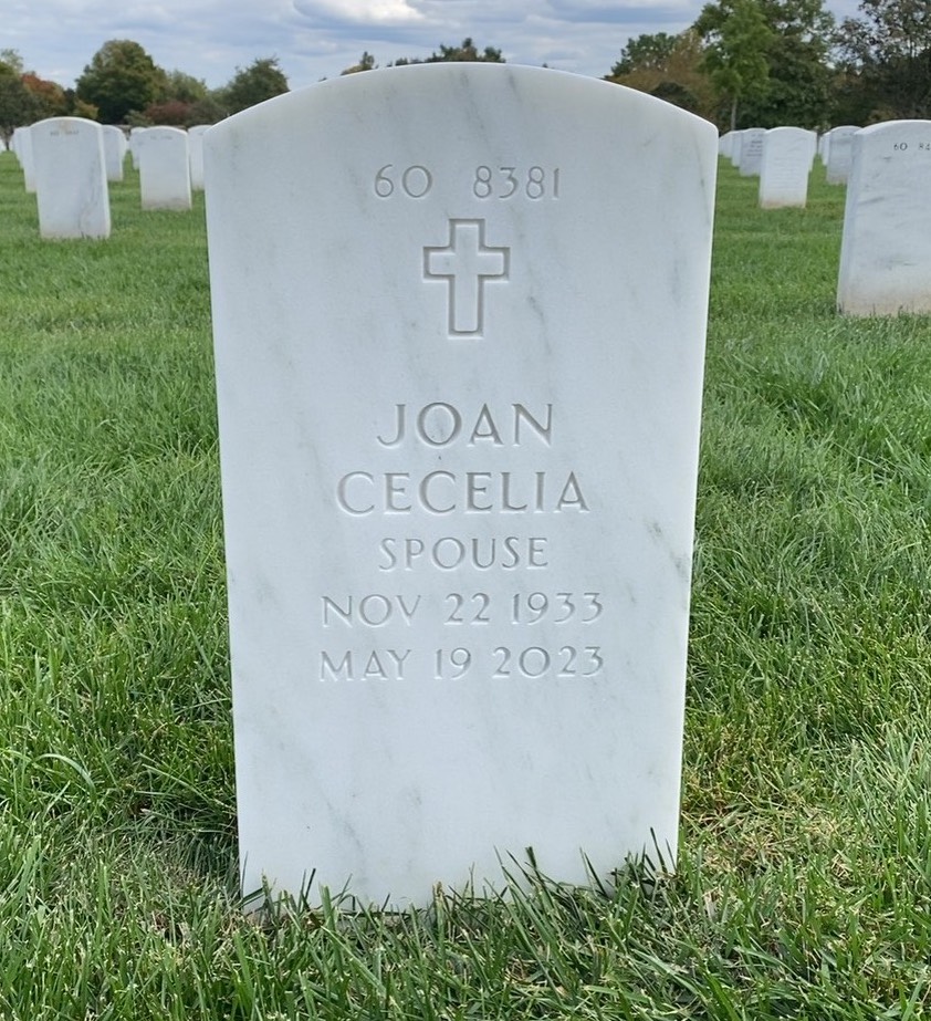 Back of headstone — Rodney Brunton