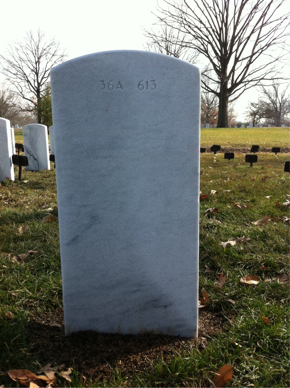 Back of headstone — Donald Boudreaux