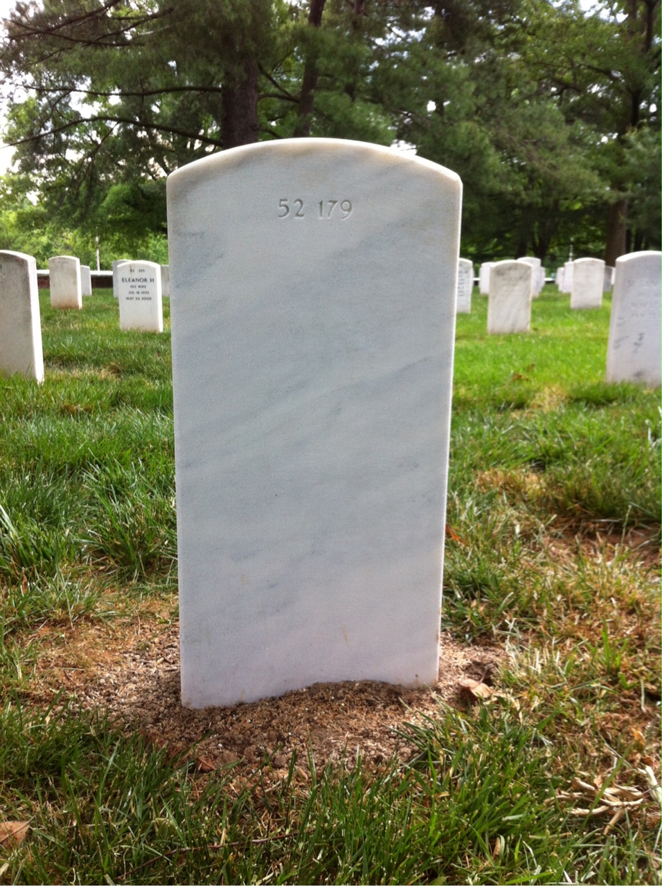 Back of headstone — Francis Monahan