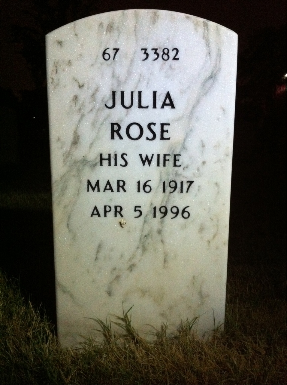 Back of headstone — Rudolf Glogovcsan