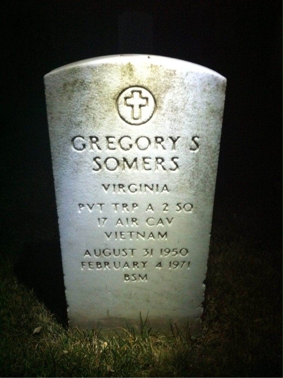 Headstone of Gregory S Somers
