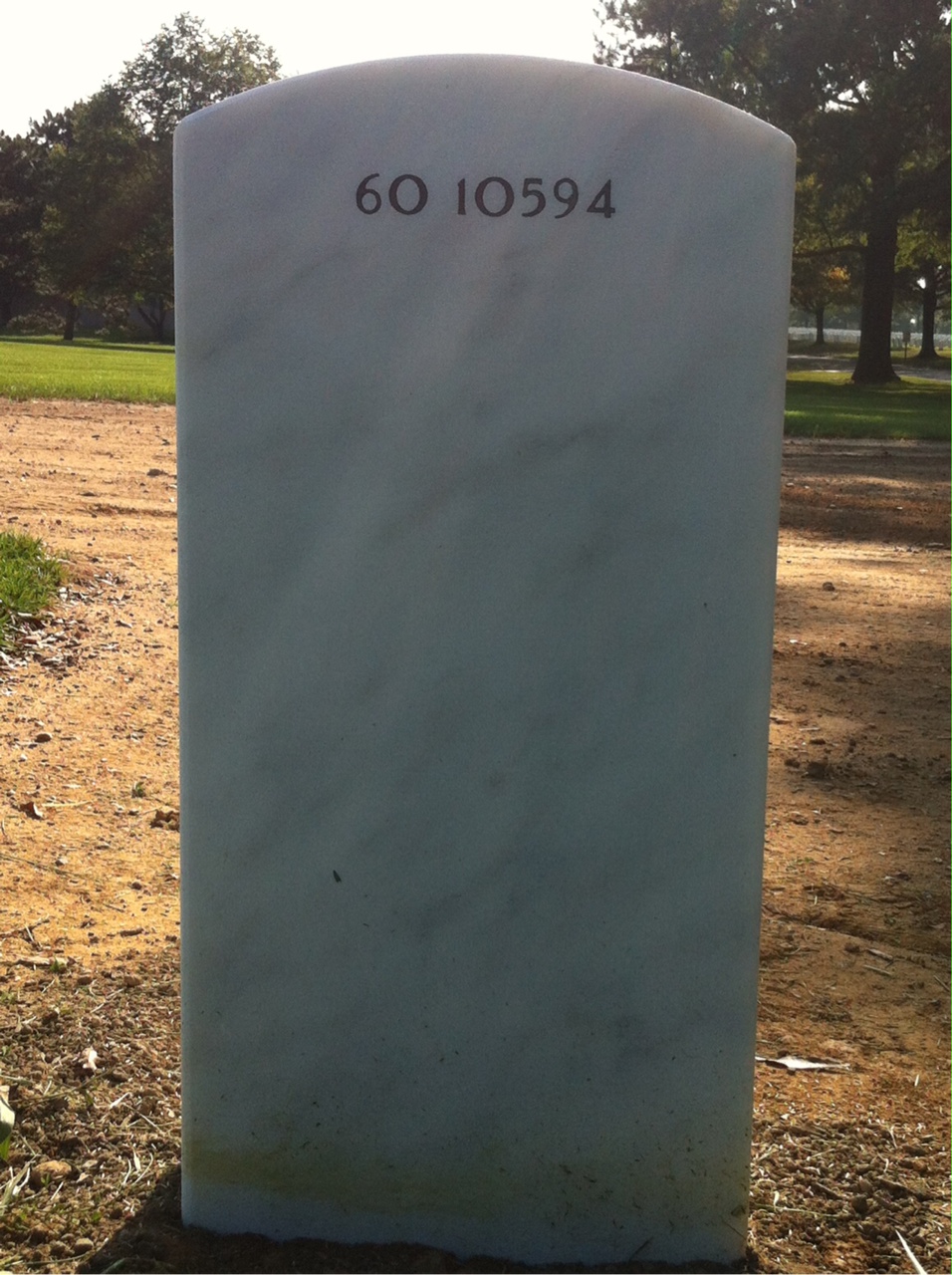Back of headstone — Scott Studenmund