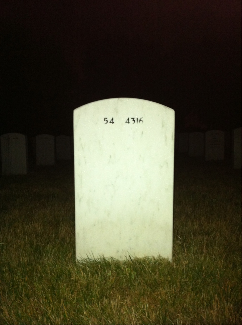Back of headstone — Carl Boyle