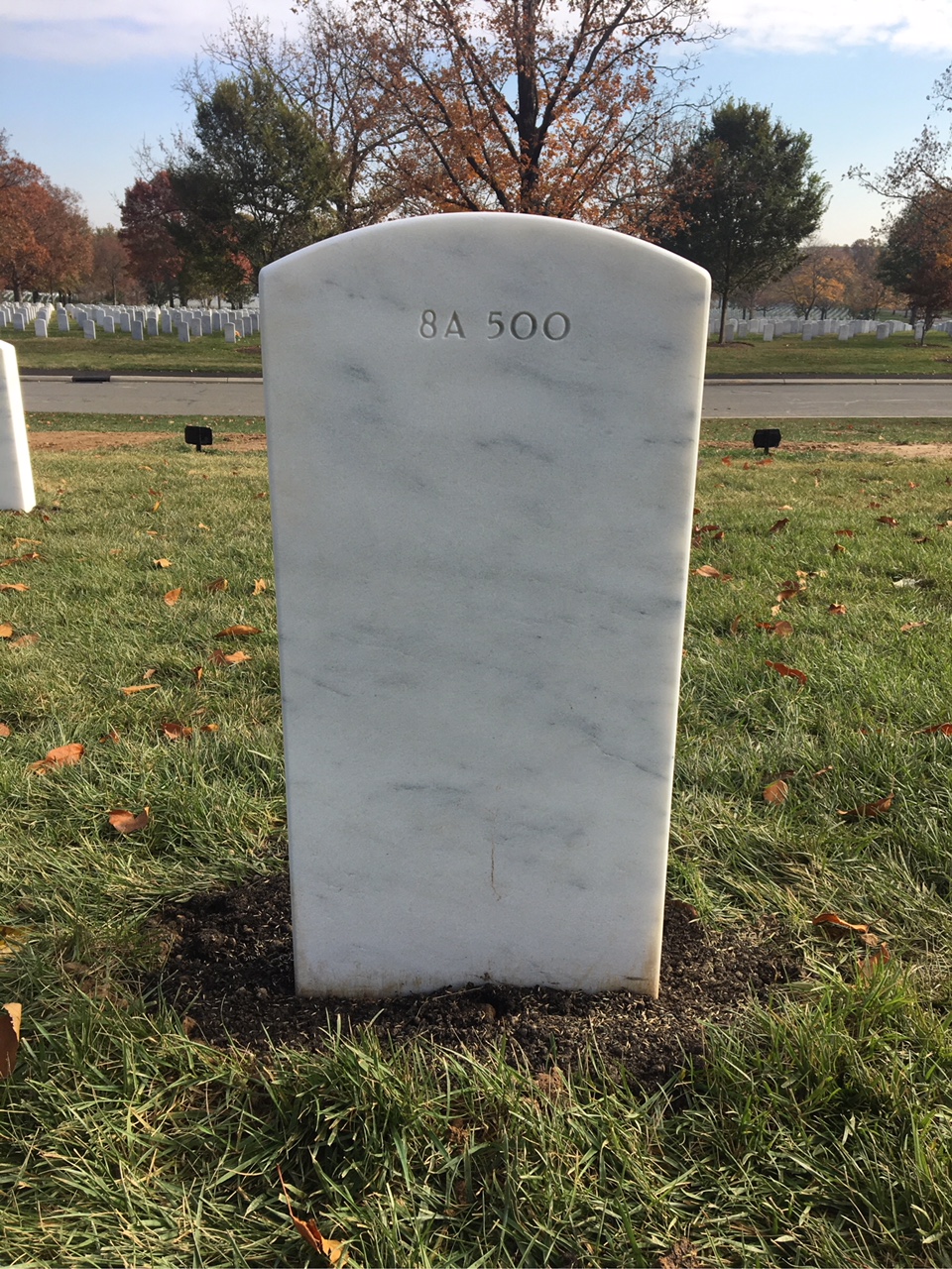 Back of headstone — Luis Montalvan