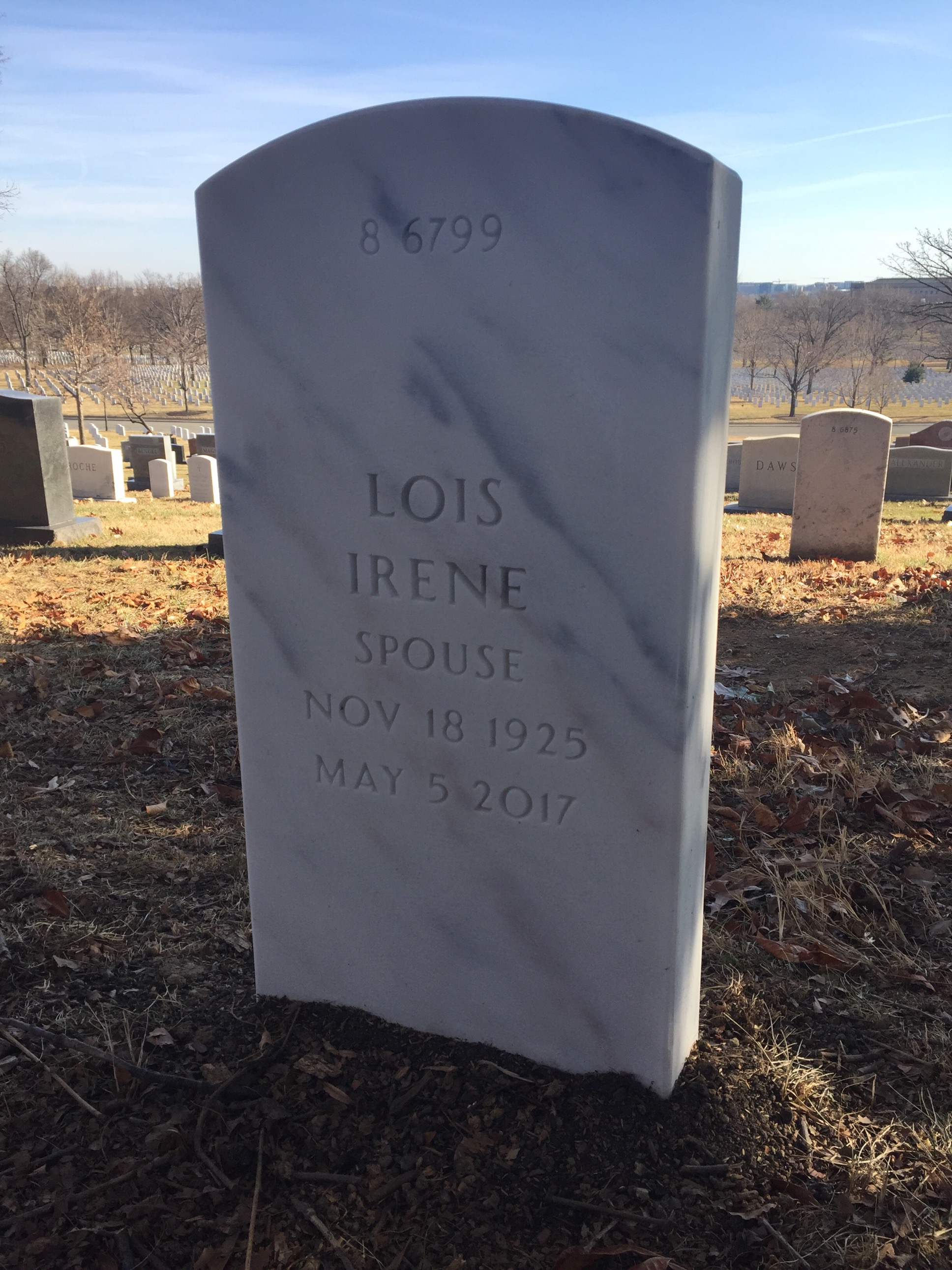 Back of headstone — William Abromitis