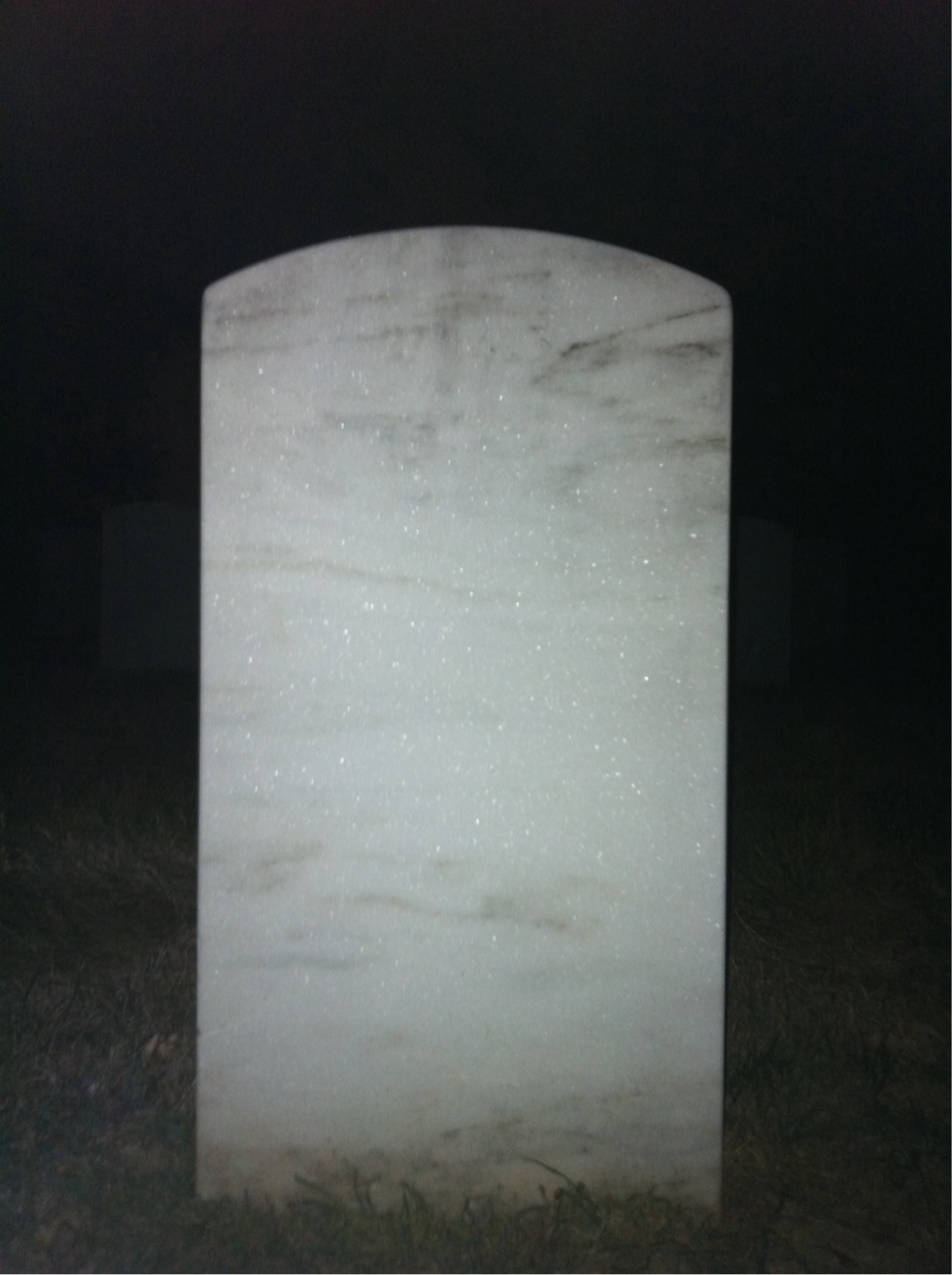 Back of headstone — Lucy Corbier
