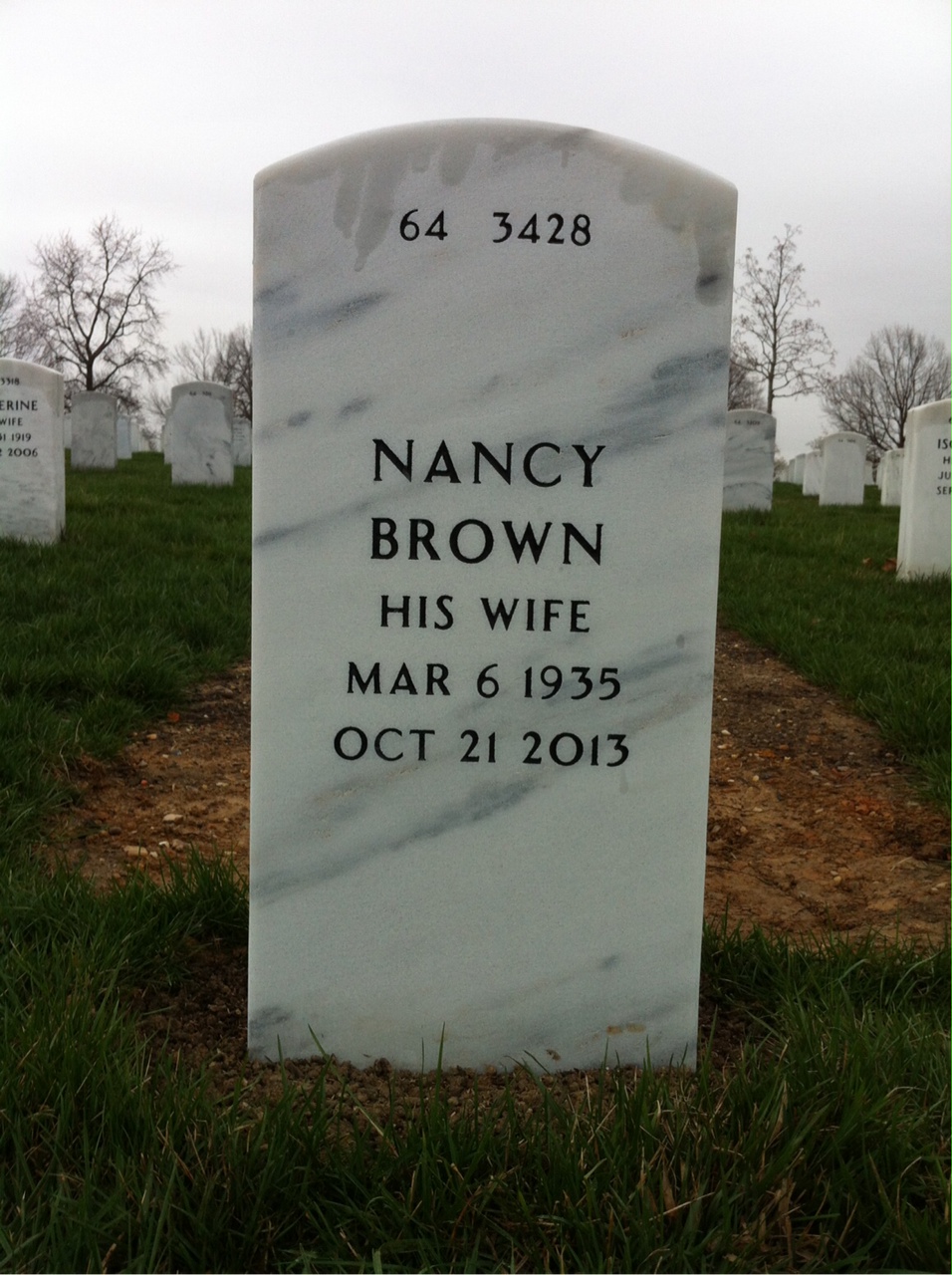 Back of headstone — Salvatore Corrado