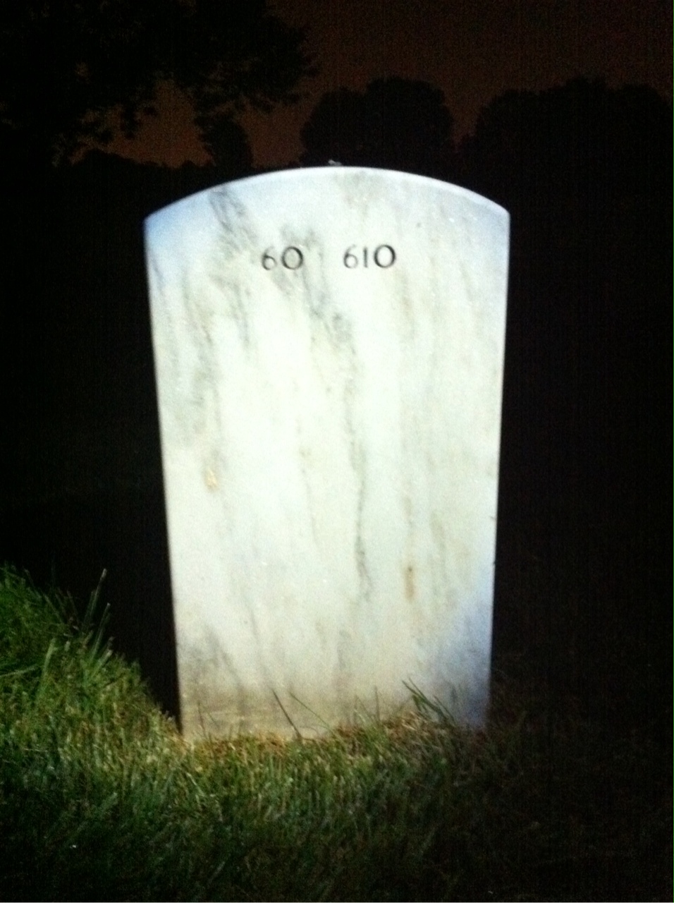 Back of headstone — Bernard Mckenna