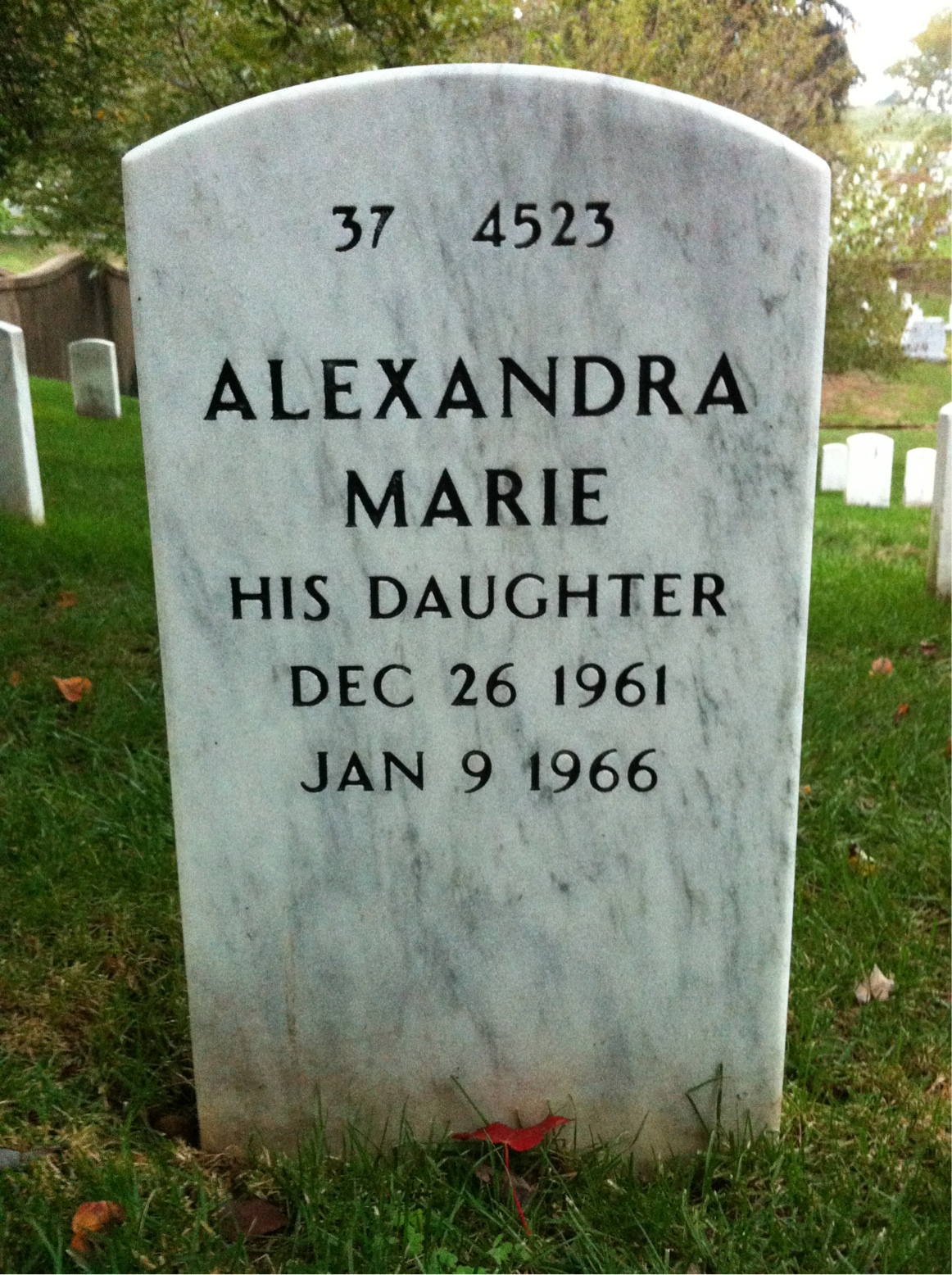Back of headstone — Richard Soulen