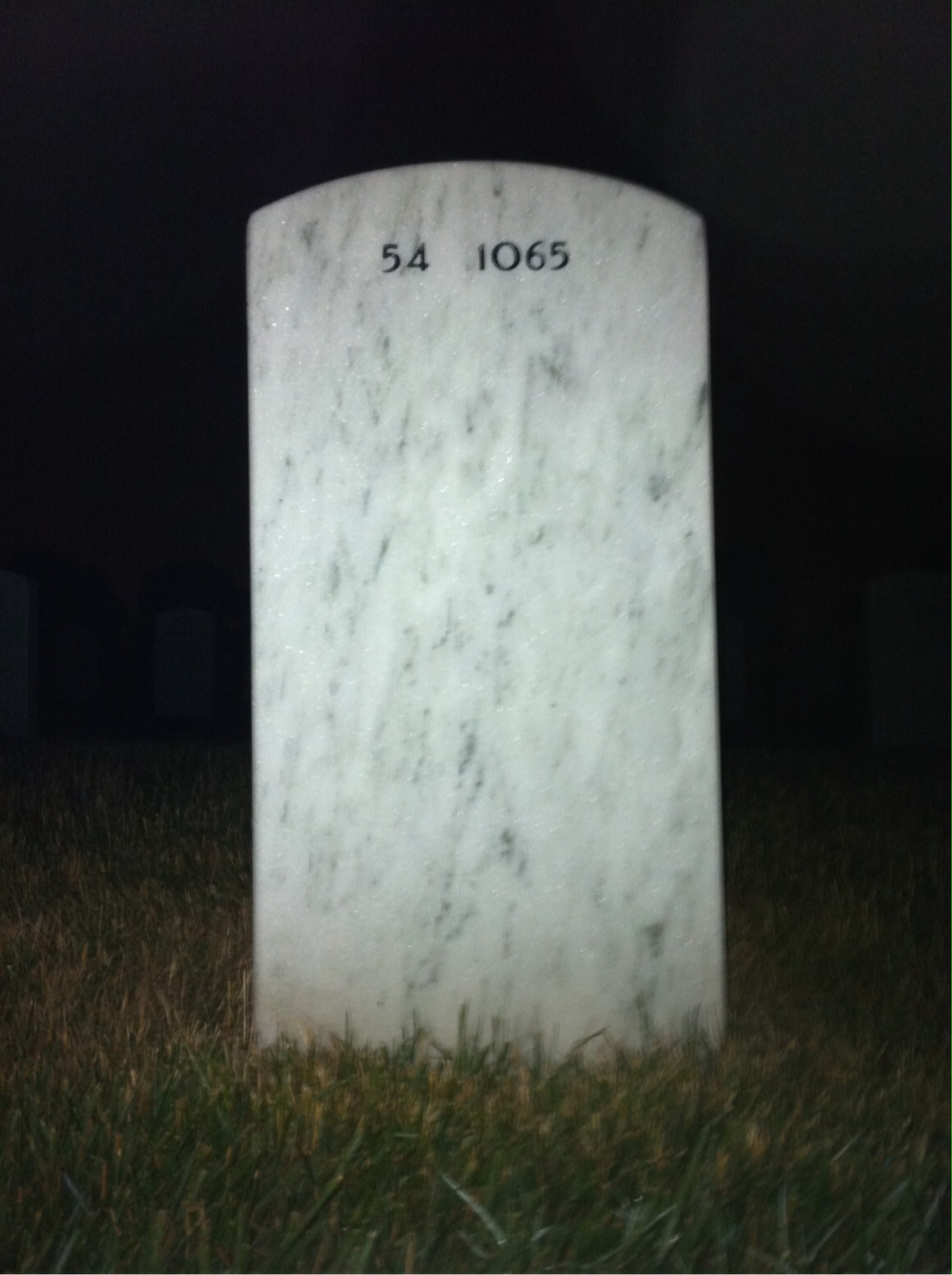 Back of headstone — Harold Hurwitz