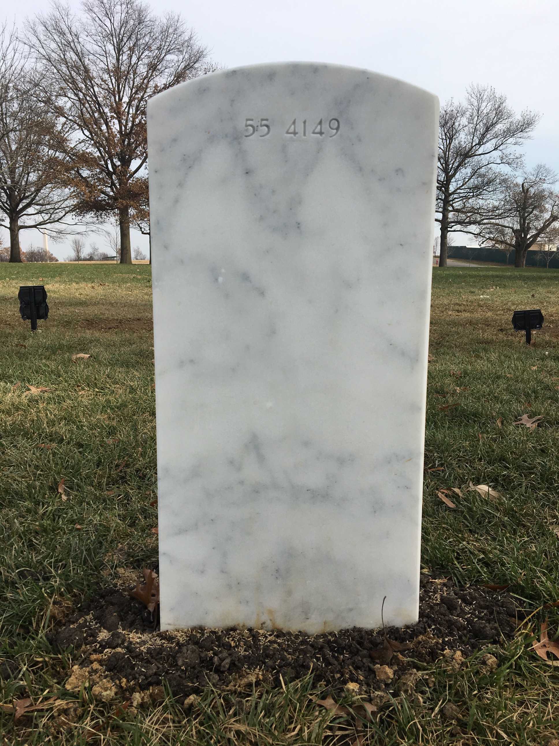 Back of headstone — Yvonne Jimenez
