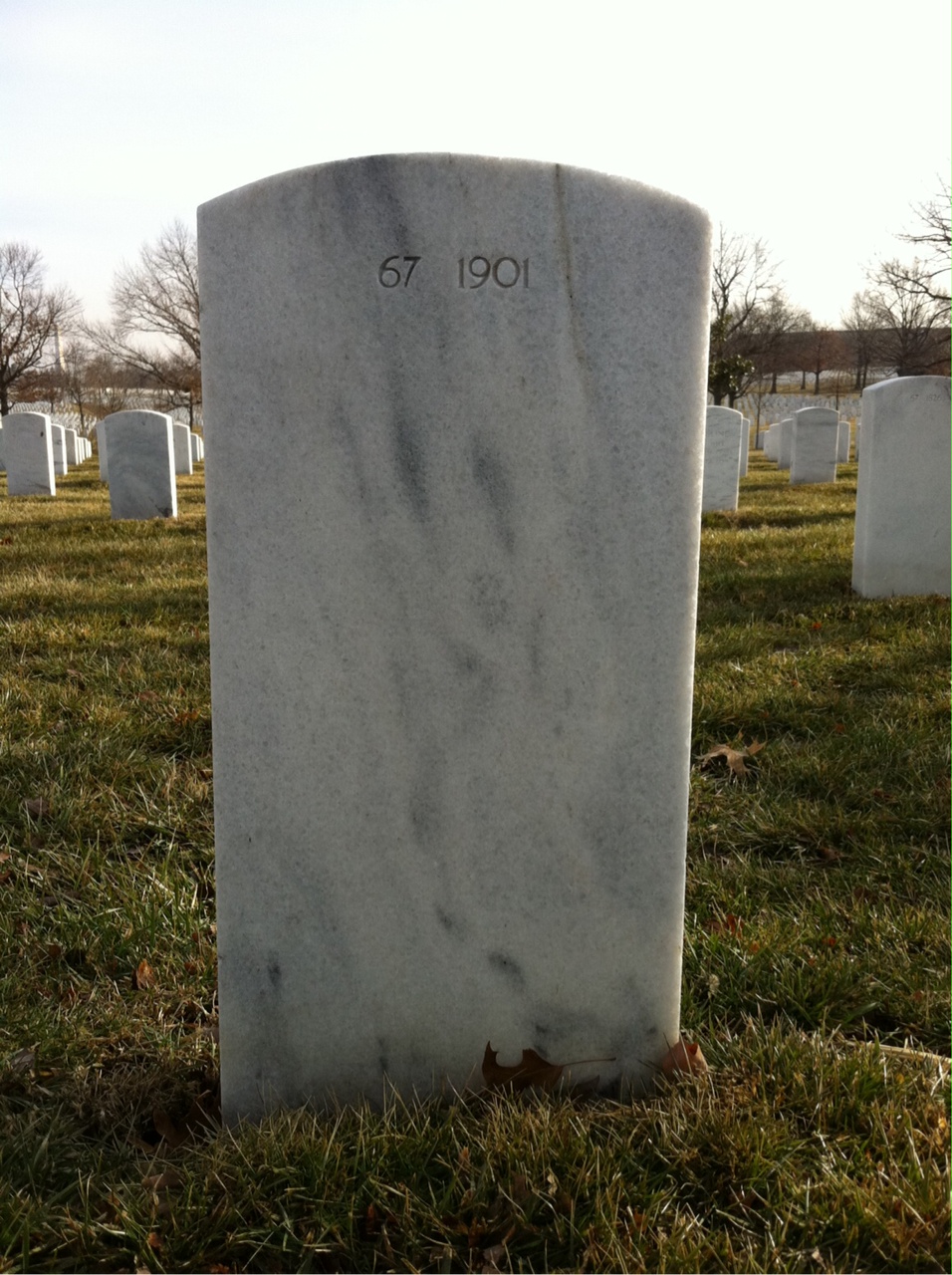Back of headstone — Wayne A Huffine