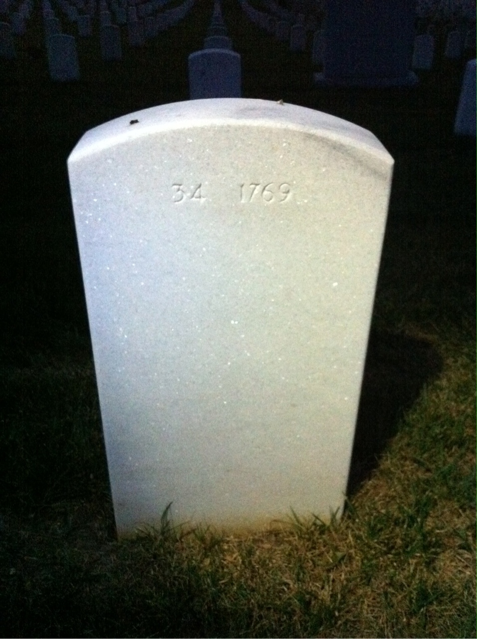 Back of headstone — Joseph Laccetti