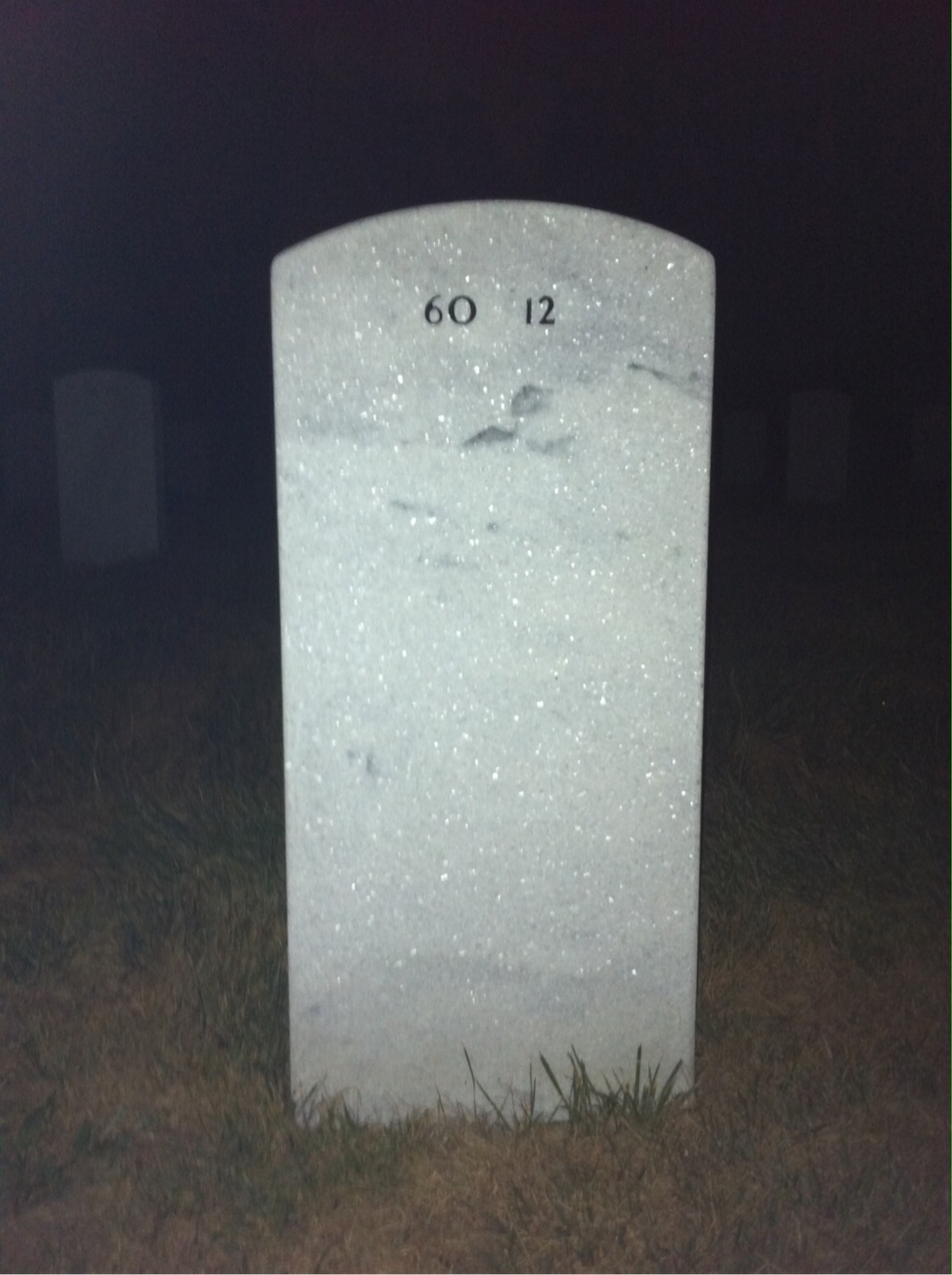 Back of headstone — Donald Holcomb