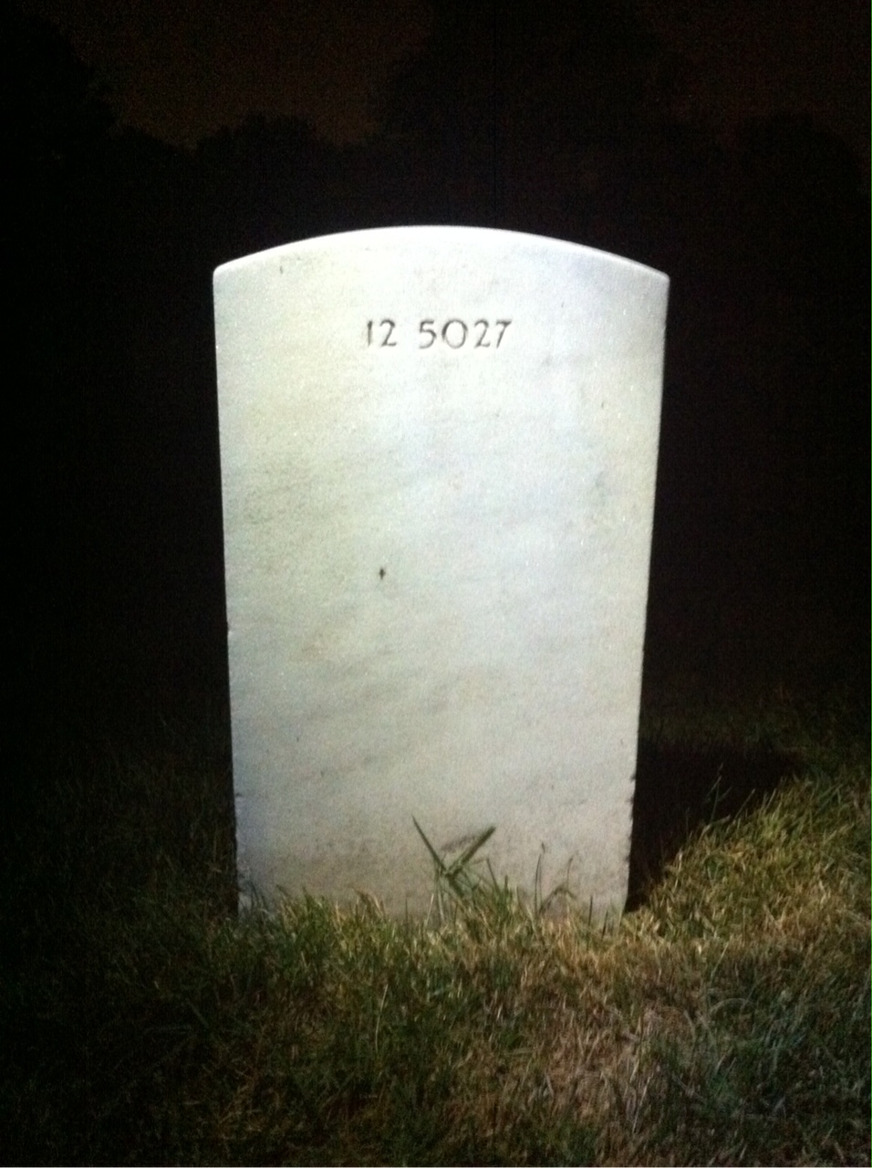 Back of headstone — Walter Mckeel
