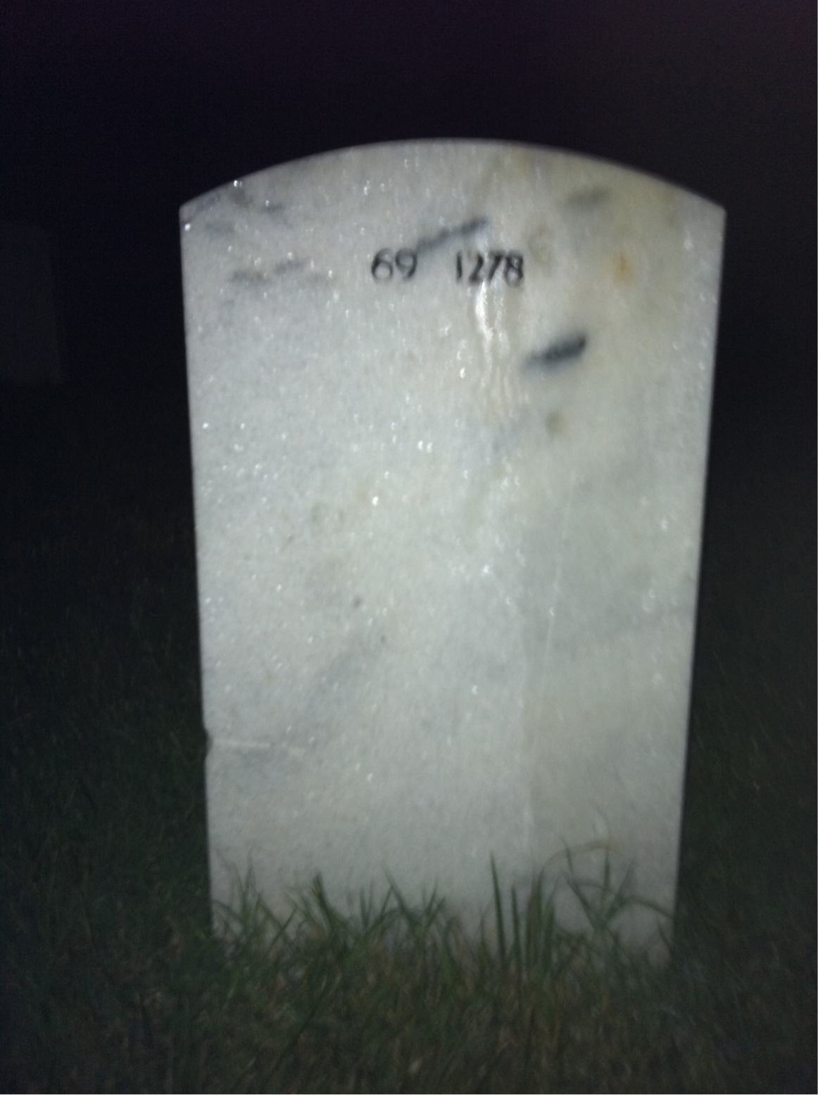 Back of headstone — Emilio Munoz