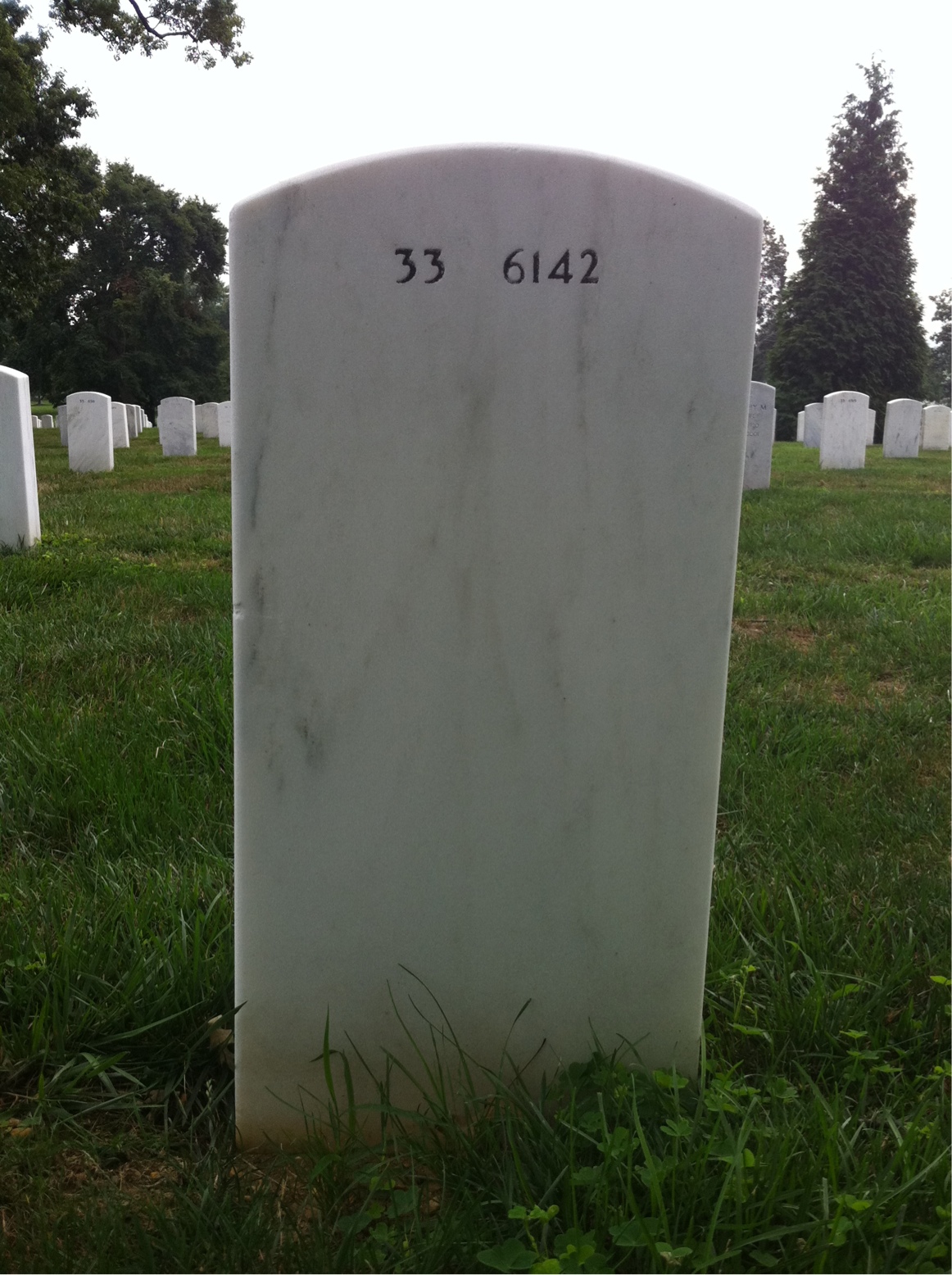 Back of headstone — Arthur Biggins
