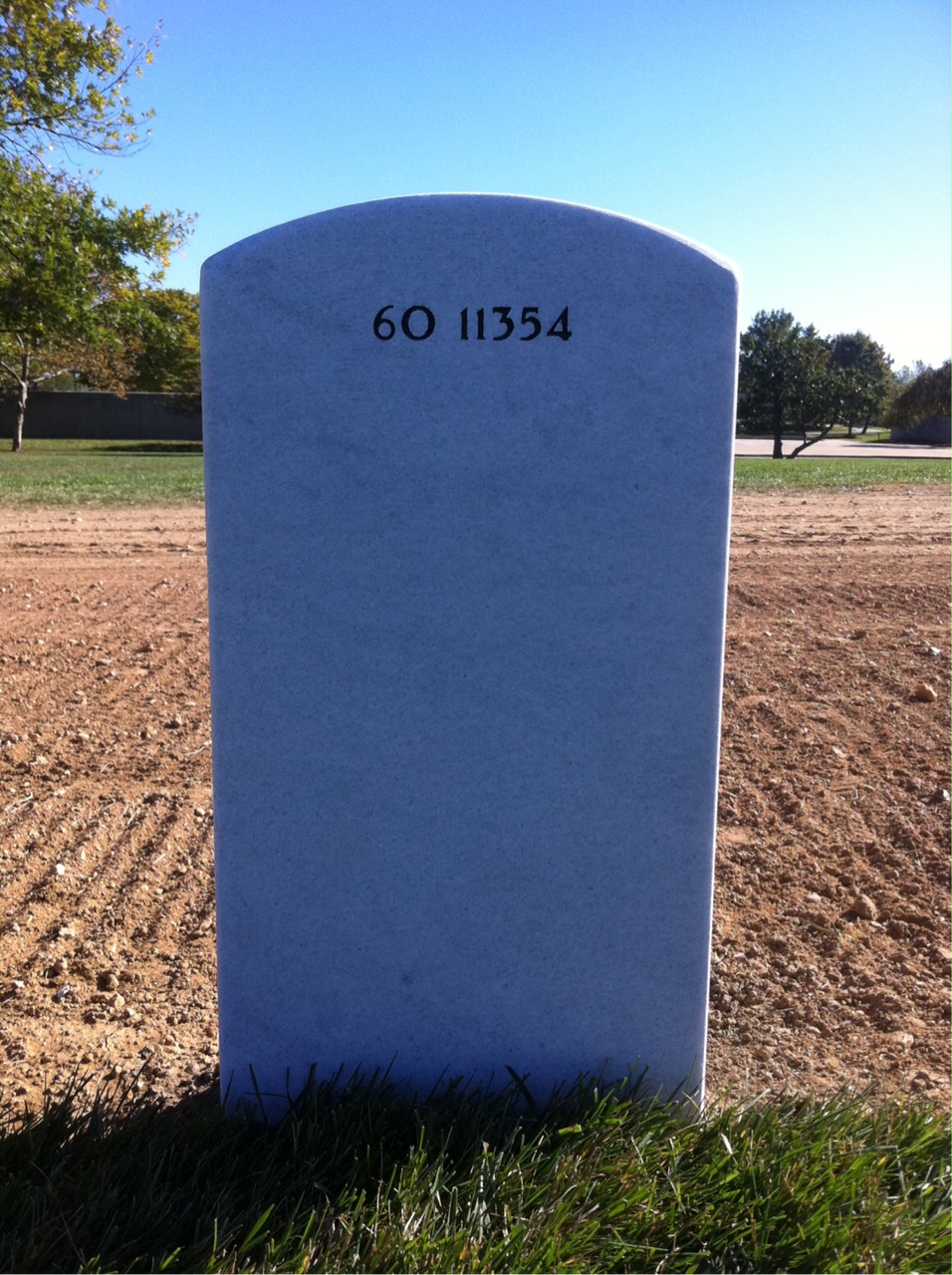 Back of headstone — Sean Liam Cullinane