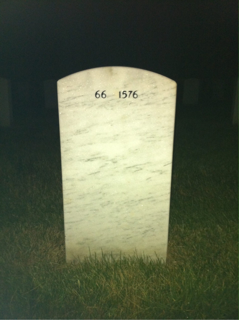 Back of headstone — Anthony Solberg