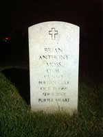 Brian Moss — Headstone Front
