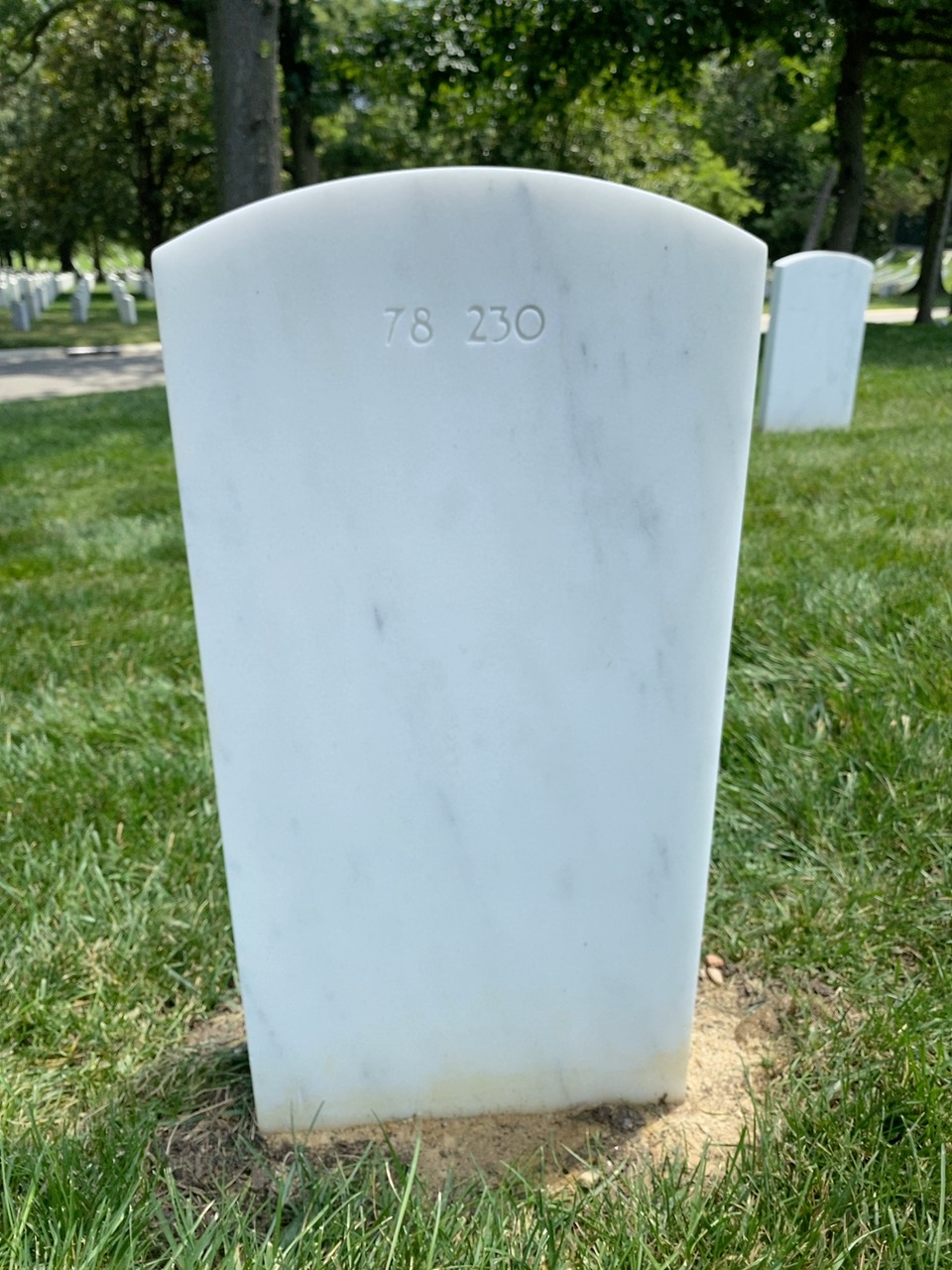Back of headstone — Willard K Witten