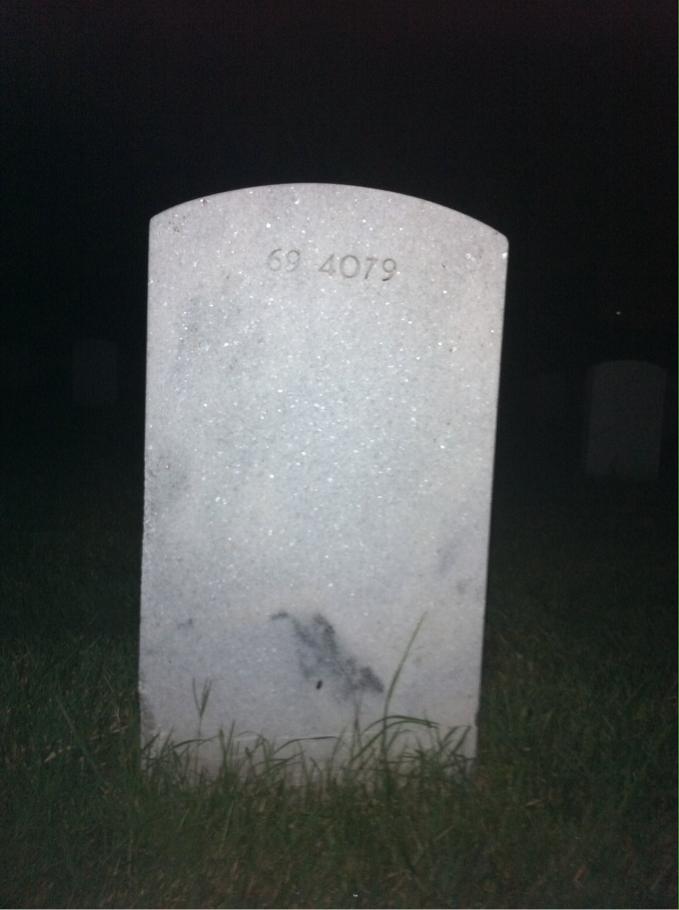 Back of headstone — Andrew Balogh