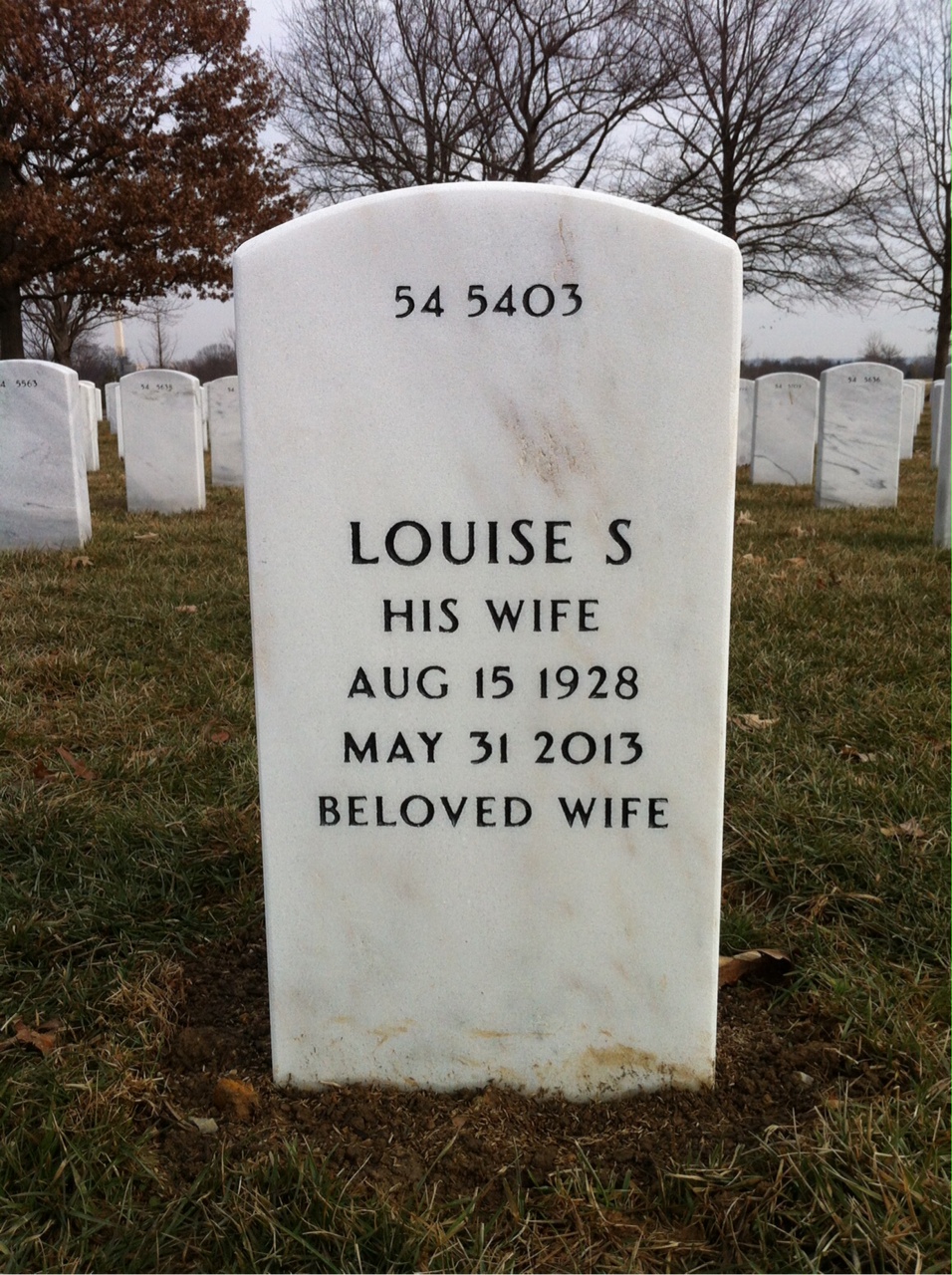 Back of headstone — Edward Neejer