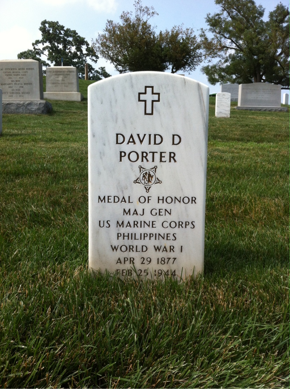 Headstone of David D. Porter