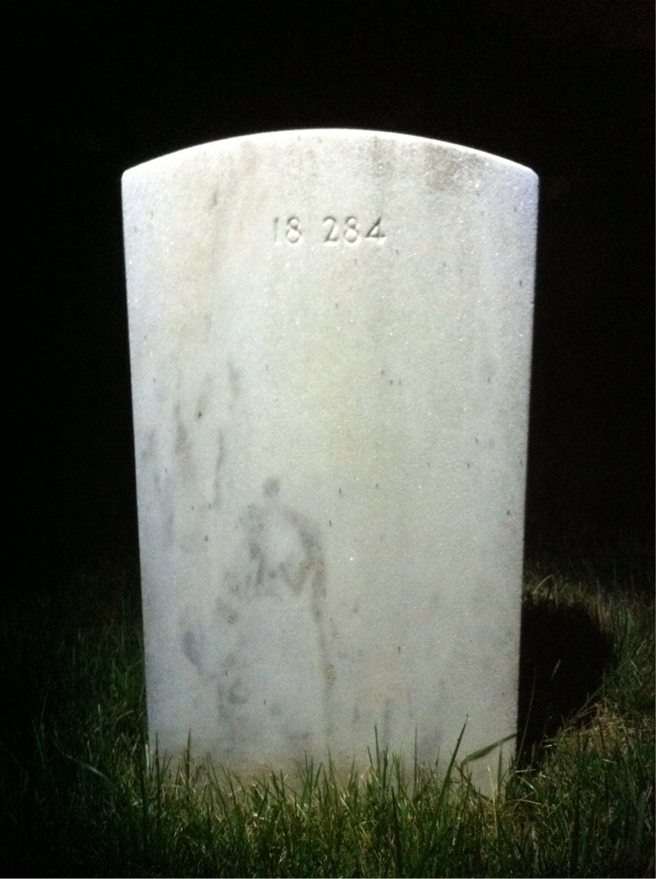Back of headstone — Watkins Moss