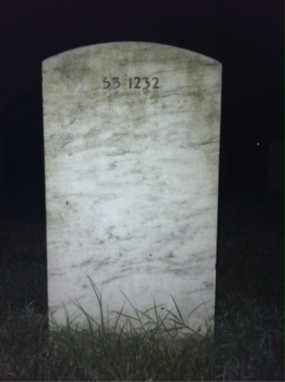 Back of headstone — Walter Llewellyn Wheeler