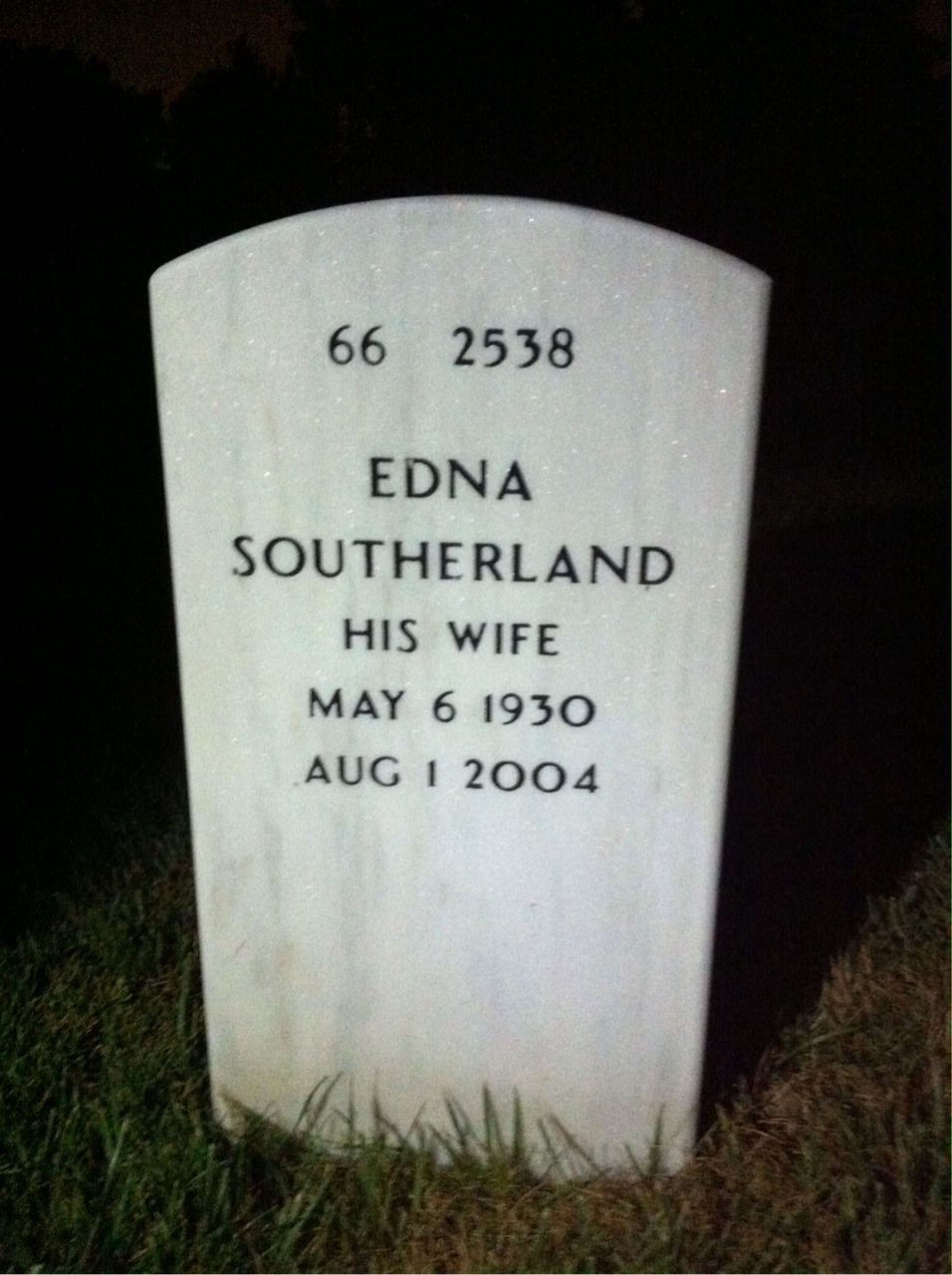 Back of headstone — Joseph Rapp