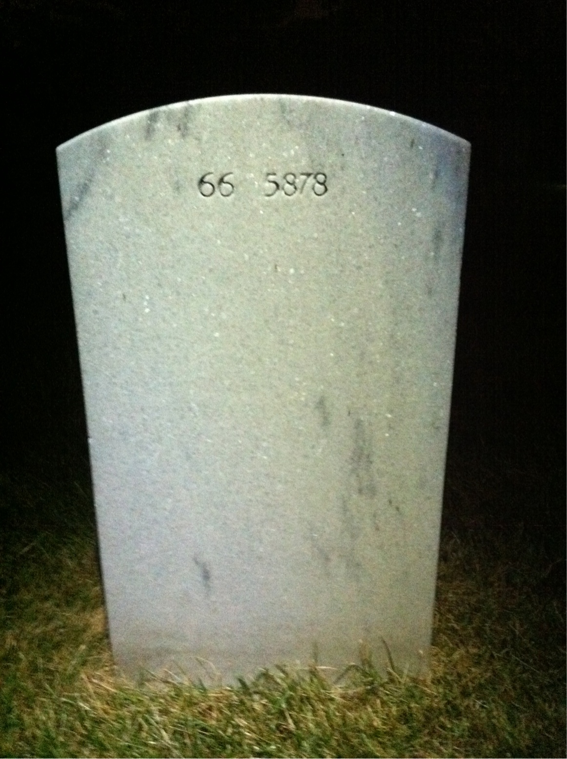 Back of headstone — Gerald B Gardner