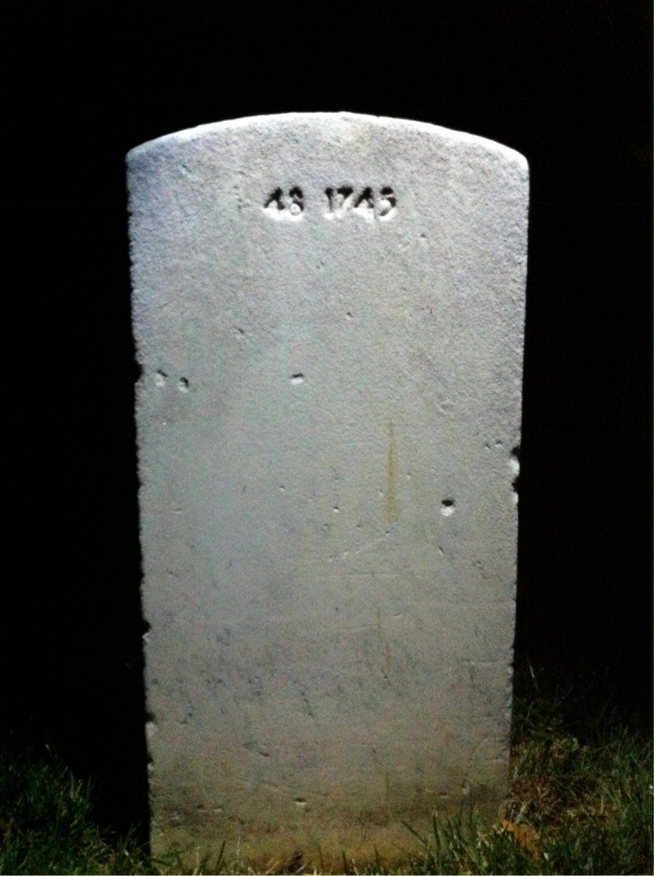 Back of headstone — William Murphy