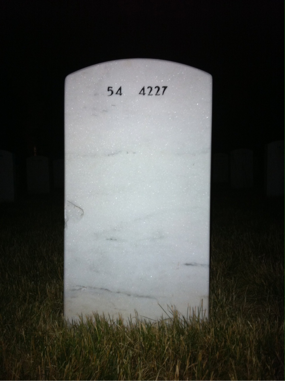 Back of headstone — Andris Zalmanis