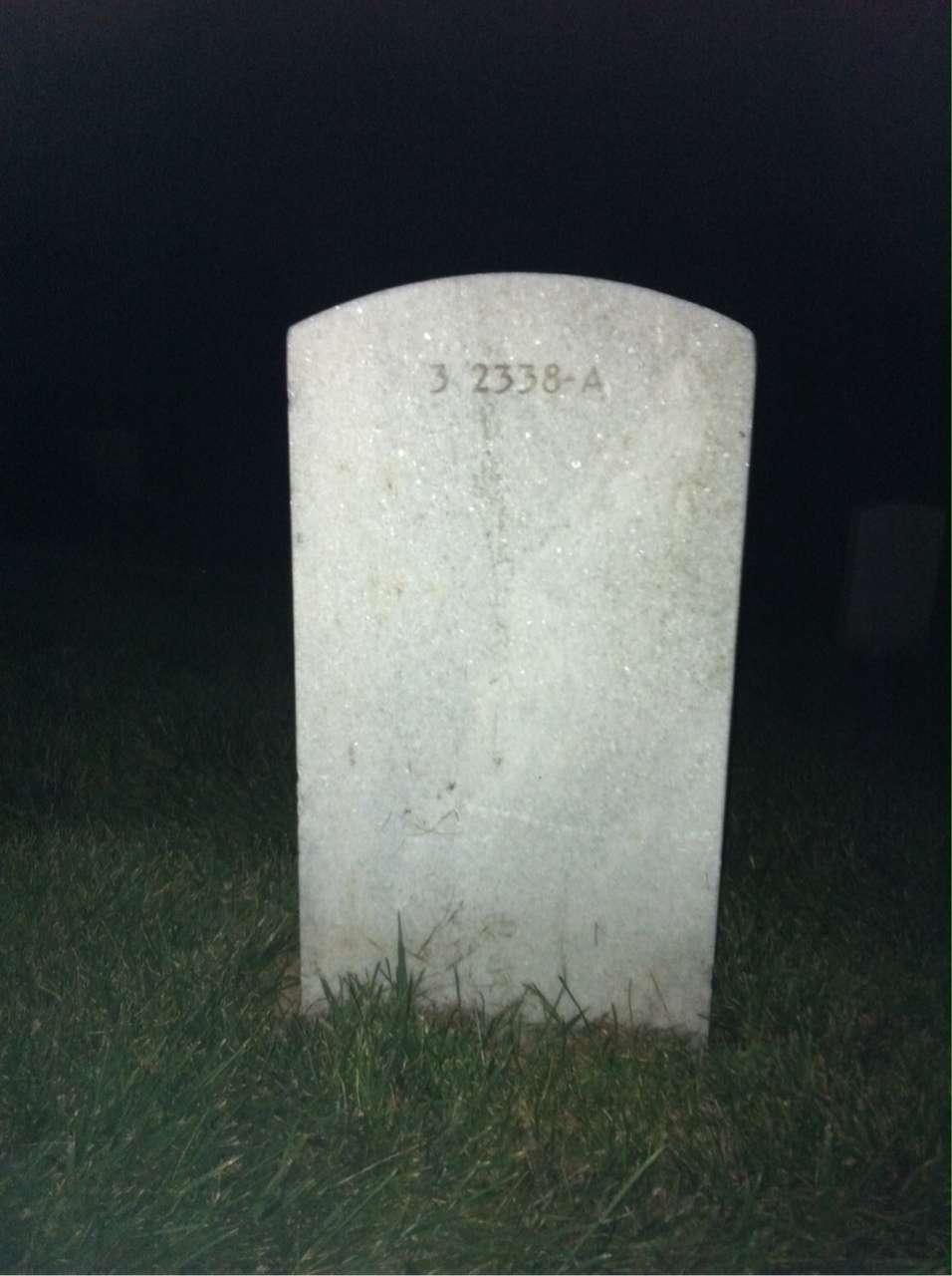 Back of headstone — Elizabeth Askins