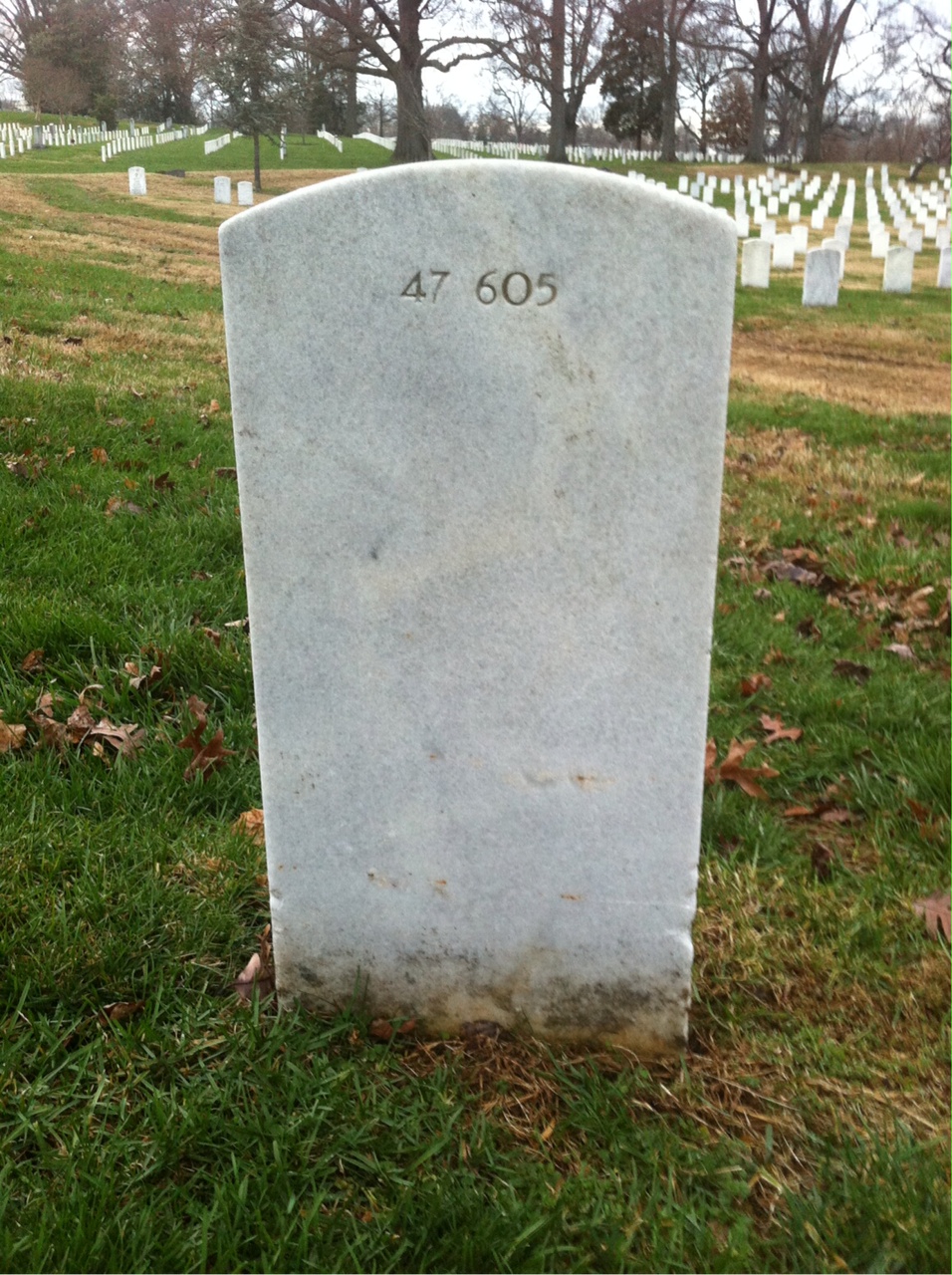 Back of headstone — Samuel Jackson Holladay