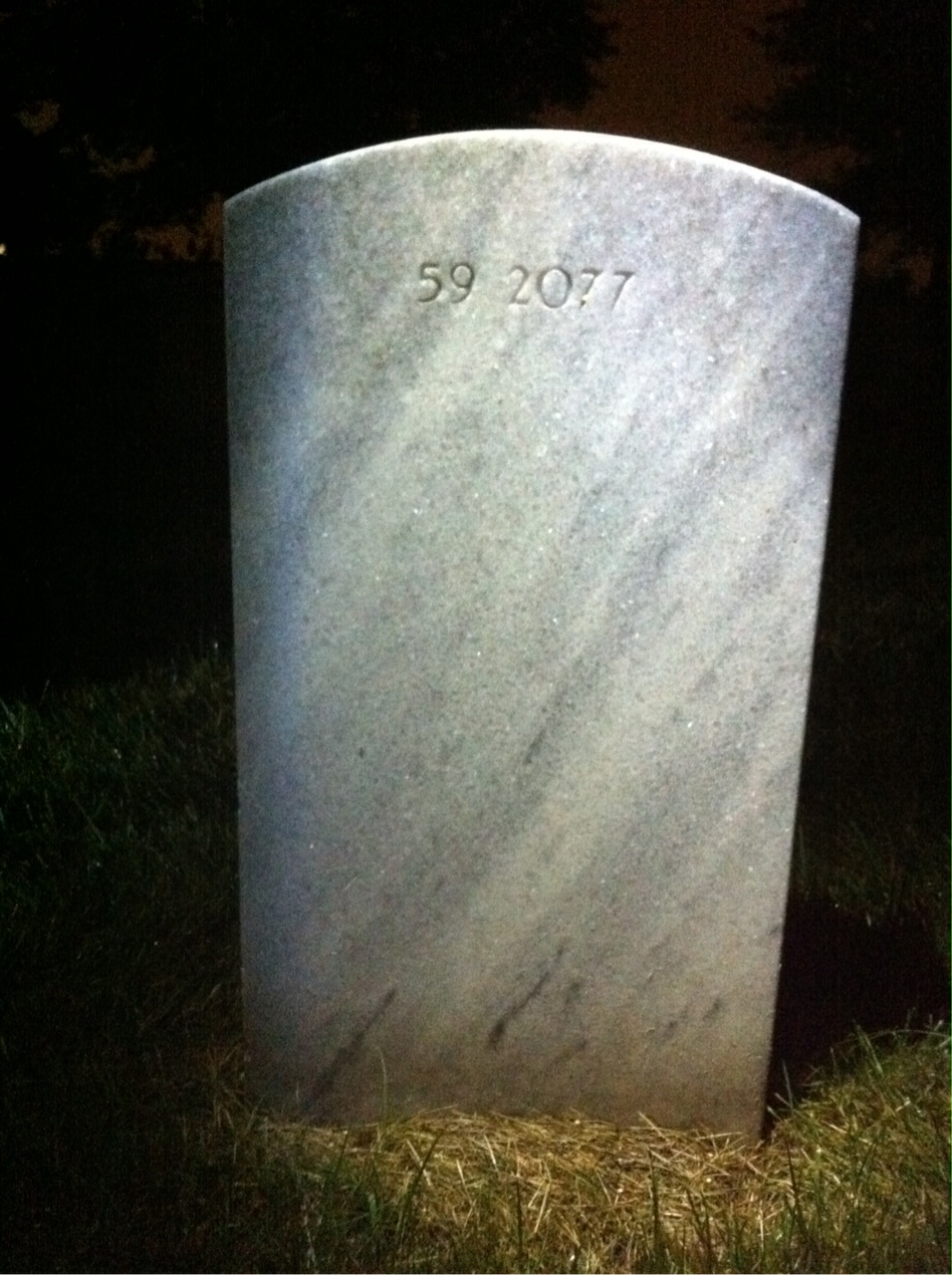 Back of headstone — Kurt Biedermann