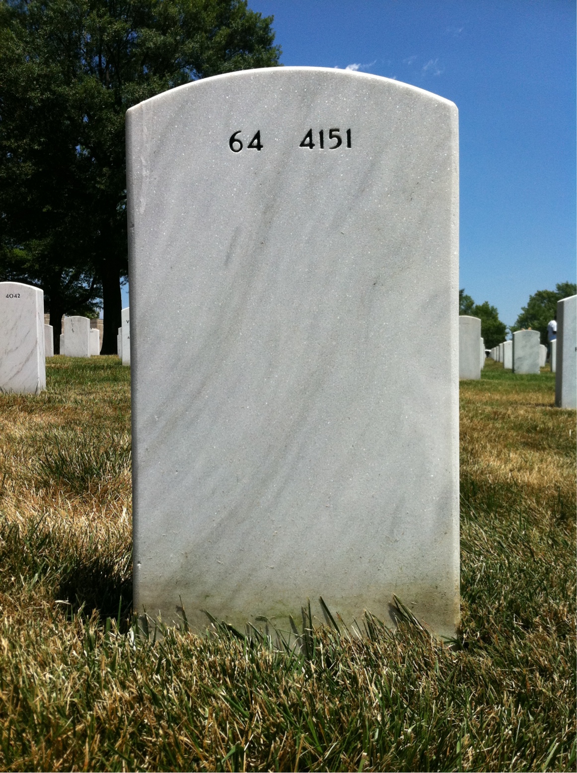 Back of headstone — Edward Ellis