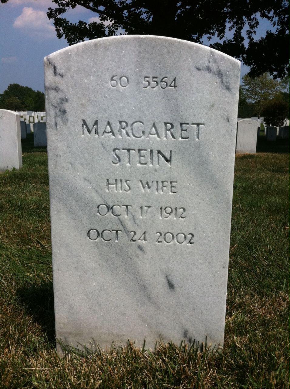 Back of headstone — John Morgan