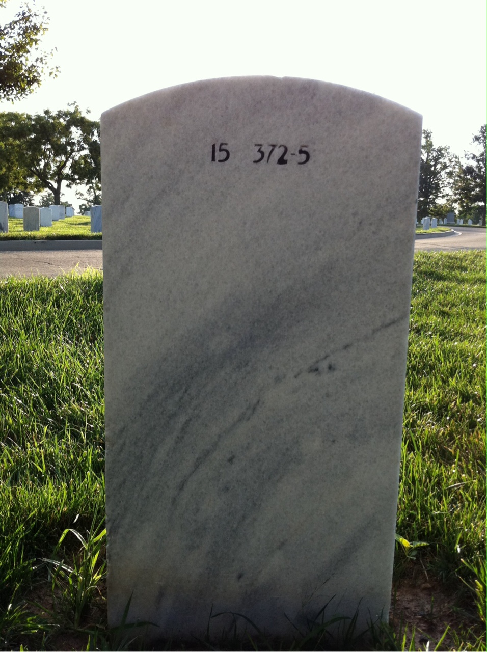 Back of headstone — Catherine Murph